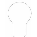 Medium Stik-Withit  Stock Die-Cut Light Bulb (Balloon) Notepad